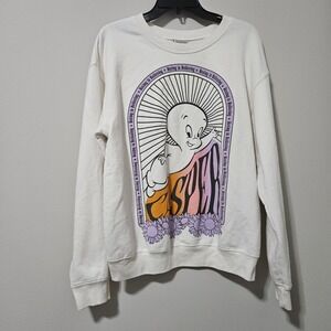 Casper the Friendly Ghost‎ Seeing is Believing Graphic Sweatshirt Cream Large
